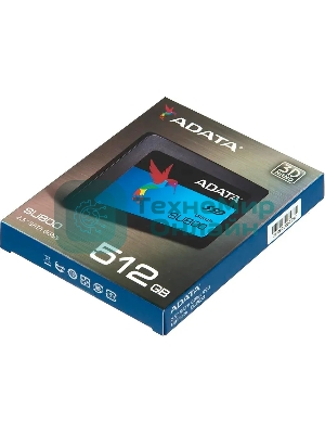 Накопитель SSD ADATA SU800, 512Gb, SATA III, 2.5