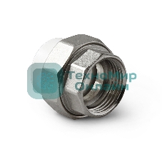 Соединение разборное 20 х 1/2' ВР полипропиленовое PPR белое