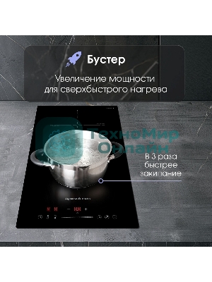 Индукционная варочная панель Zigmund & Shtain CI 60.3 B черный