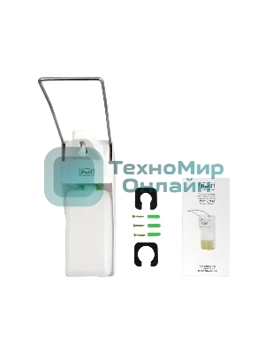 Локтевой дозатор для жидкого мыла и дез. растворов, 1000 мл Puff-8197 пластиковый