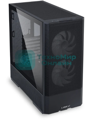 Компьютерный корпус Lian Li Lancool 207/черный/Mid-Tower, TG/2x 140мм ARGB + 2x 120мм non LED fans inc./G99.LAN207RX.10RS