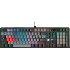 Клавиатура проводная A4Tech Bloody B820R Dual Color механическая черный/серый USB for gamer LED