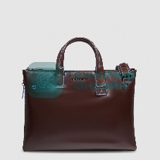 Сумка для ноутбука Piquadro Blue Square CA4021B2/MO коричневый натур.кожа