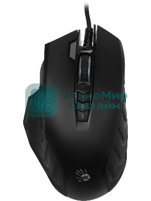 Мышь проводная A4Tech Bloody J95s черный, 8000 dpi, USB, кнопки - 9