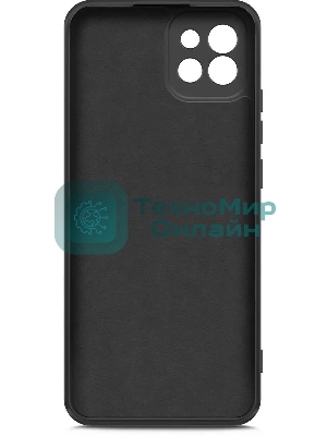 Чехол (клип-кейс) BORASCO Microfiber Case, для Samsung Galaxy A03, черный