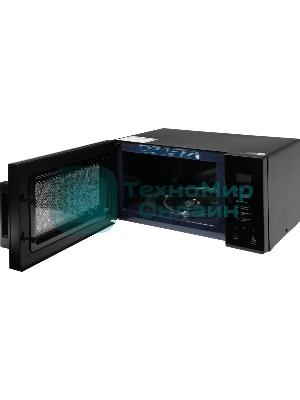 Микроволновая печь Samsung MS23T5018AK/BW черный, 23 л, 800 Вт, переключатели - сенсор