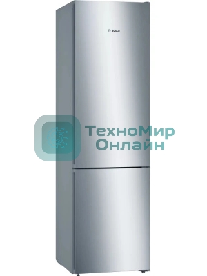 Холодильник Bosch KGN39UL30U серебристый металлик двухкамерный 279/87л морозилка снизу, No Frost