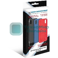 Чехол (клип-кейс) DF sOriginal-27, для Samsung Galaxy A02, красный df soriginal-27 (red)