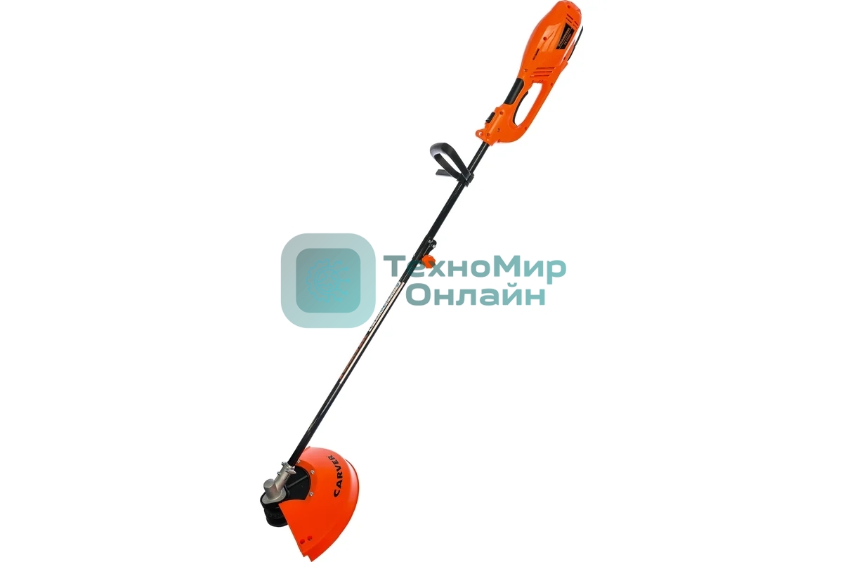 Триммер электрический Carver TR-1500S 1200Вт разбор.штан. реж.эл.:леска/нож