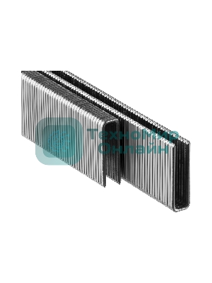 Скобы для степлера тонкие, широкие Зубр 20 мм тип 55, 2500 шт