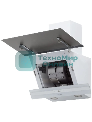 Вытяжка наклонная Krona Irma A 600 White S белый/серебристый, 59.5 см, 1300 куб. м/ч, 65 дБ