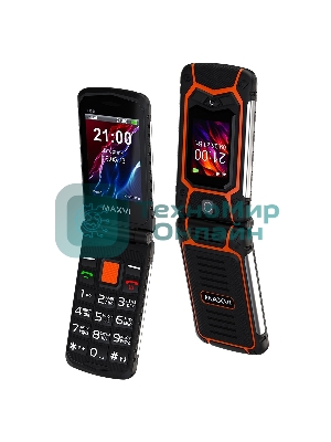 Мобильный телефон Maxvi E10ds оранжевый