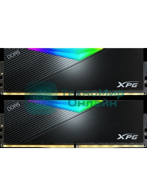 Оперативная память XPG Lancer, DDR5, 32Gb (2x16GB), 8000MHz, CL38, DIMM, с радиаторами, RGb черный
