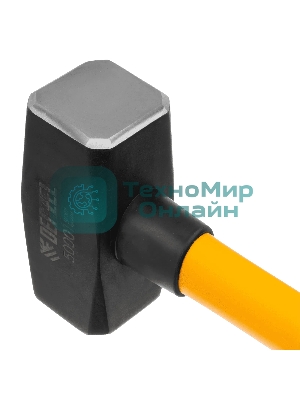 Кувалда Denzel 5000 г, кованая, фибергласовая рукоятка c TPR покрытием, 880 мм