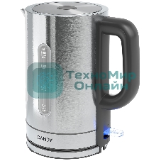 Чайник электрический Candy CK-204 1.7л. 2200Вт графит корпус: нерж.сталь