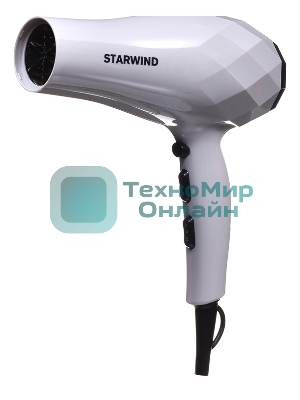 Фен Starwind SHT6101 серый/черный, 2000 Вт