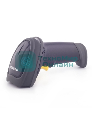 Сканер штрих-кода ручной Mindeo MD6600-HD_stand 2D имидж, проводной, подставка в комплекте, 100 скан/сек, USB, серый