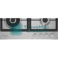 Газовая варочная панель Indesit THPM 642 W/IX/I, нержавеющая сталь