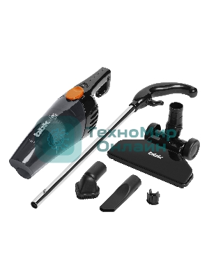 Пылесос вертикальный BBK BV2900 черный/оранжевый, питание от сети, 170 Вт, уборка сухая, пылесборник 0.8 л