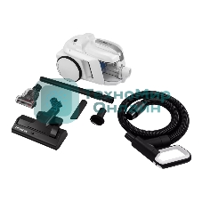 Пылесос Polaris PVC 1909 белый, 650/2200 Вт, уборка сухая, пылесборник контейнер 3 л
