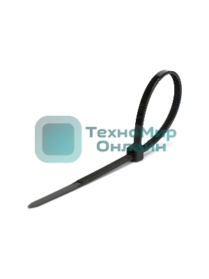 Стяжки Cablexpert NYT-400x4.8B пластиковые 400 мм х 4.8 мм, черные (100 шт.)