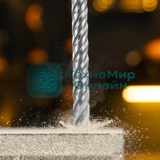 Бур по бетону Denzel цельная крестовая пластина, 14x215 мм, SDS PLUS