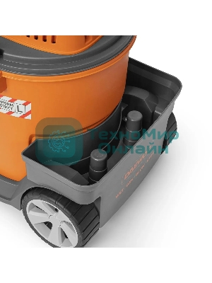 Строительный пылесос Daewoo DAVC 2014 1400Вт (уборка: сухая/сбор воды/выдув) оранжевый