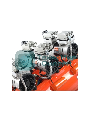 Компрессор поршневой безмасляный Patriot WO 100-440, 440 л/мин, 8 бар, 2500 Вт, 100 л, быстросъем и 