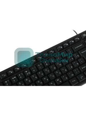 Комплект клавиатура+мышь A4Tech KK-3330 проводной, USB, 1200 DPI, чёрный