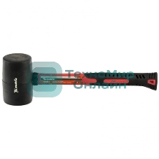 Киянка Matrix 11185 резиновая, 450 г, черная резина, фибергласовая рукоятка