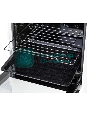 Плита электрическая Hansa FCEW53000 белый, конфорок 4 шт, духовка 68 л, 50 см x 85 см x 60 см