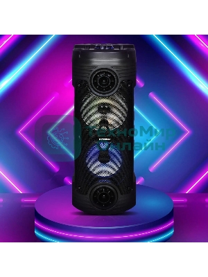 Минисистема Hyundai H-MC170 черный 80Вт/FM/USB/BT/SD/MMC