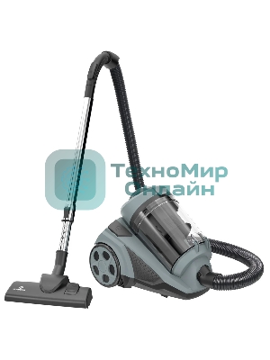 Пылесос Eurostek EVC-3010 синий, 400/2800 Вт, уборка сухая, пылесборник контейнер 3 л