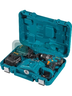 Дрель-шуруповерт Bort BAB-21U, 18 В, 4 Ач, 100 Нм, бесщеточный