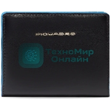 Кошелек женский Piquadro Blue Square PD6660B2R/N черный натур.кожа