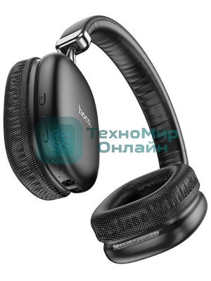 Беспроводные/проводные наушники Hoco W35 черный, полноразмерные, Bluetooth + проводной, до 40 ч