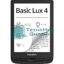 Электронная книга PocketBook 618 Basic Lux Ink черный (PB618-P-WW)