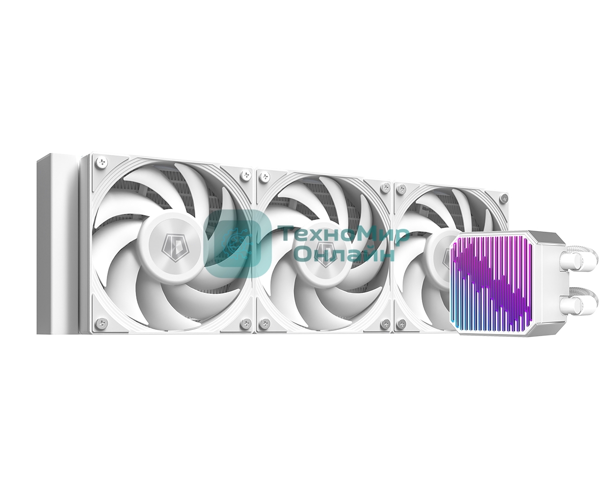 Система жидкостного охлаждения ID-COOLING DX360 MAX белый 120мм алюминий+медь 2150rpm 32.5db 4-pin 350W