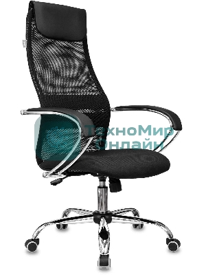 Кресло Бюрократ CH-607SL TW-01 Neo Black черный, сетка, подголовник