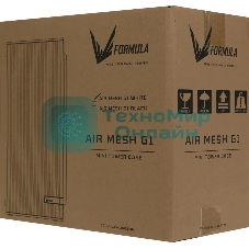 Компьютерный корпус AeroCool/Formula Air Mesh G1 белый без БП mATX 1x80мм 2xUSB 2.0 1xUSB3.1 audio bott PSU