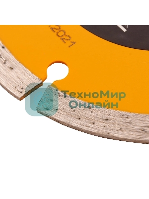 Диск алмазный отрезной Denzel ф125 х 22,2 мм, Сегментный, сухое резание