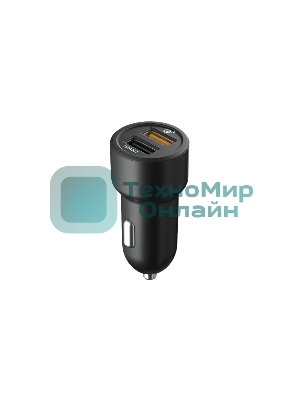 Автомобильное зарядное устройство OLMIO 2USB, QuickCharge3.0+Smart IC, 5.4A, 30W