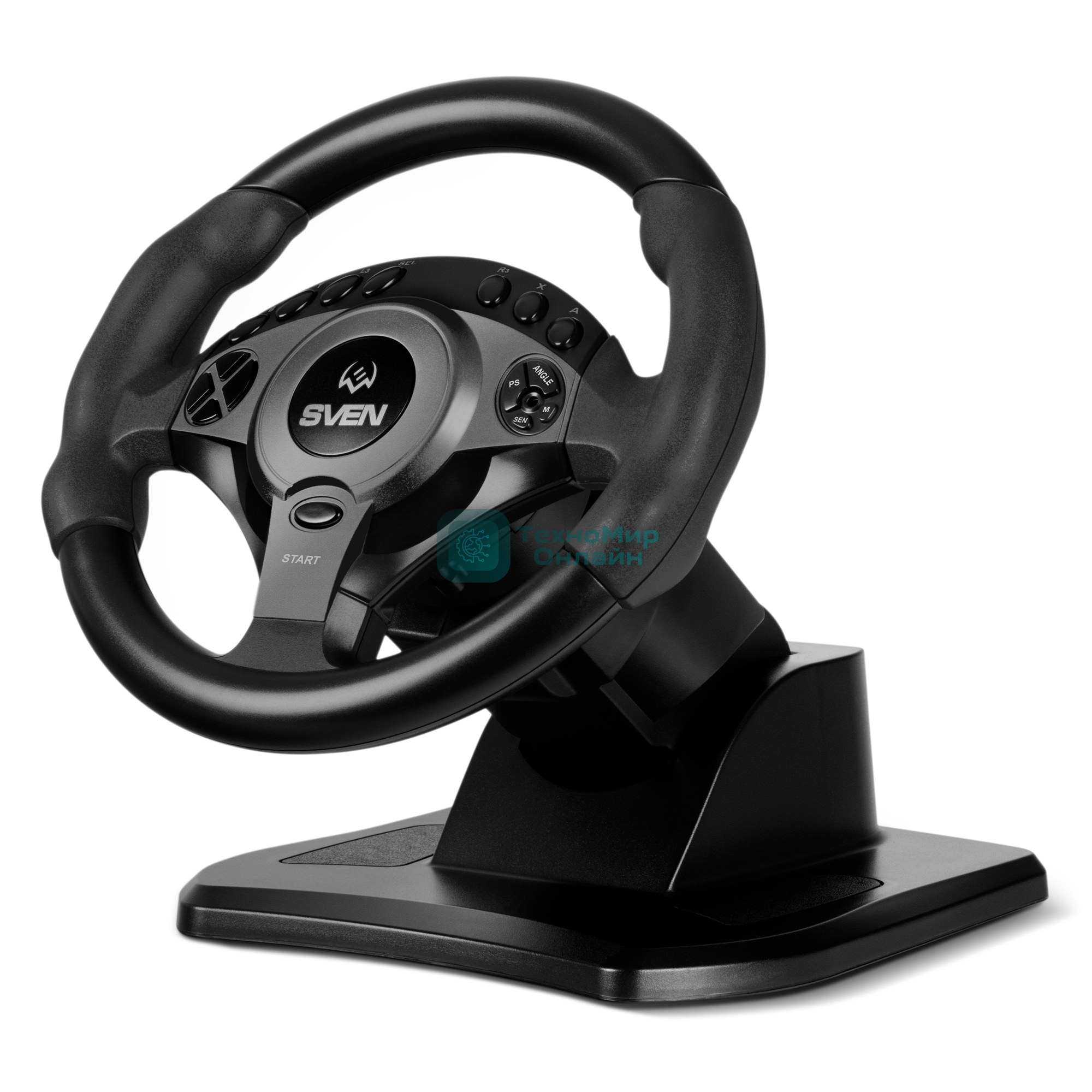 Руль SVEN GC-W750 16кноп. (с педалями) черный