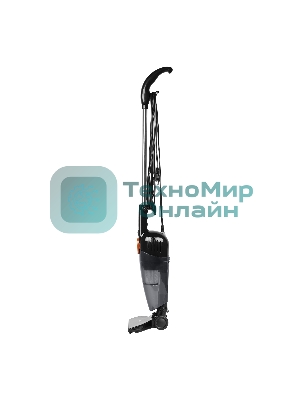 Пылесос вертикальный BBK BV2900 черный/оранжевый, питание от сети, 170 Вт, уборка сухая, пылесборник 0.8 л