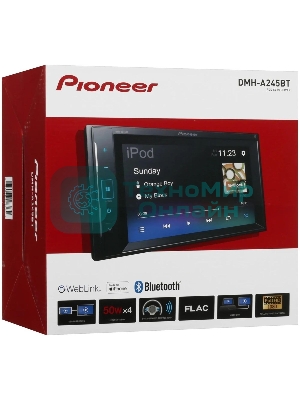 Автомагнитола Pioneer DMH-A245BT, 2 DIN, 6.2