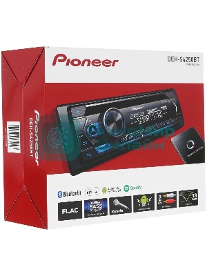 Автомагнитола CD DVD Pioneer DEH-S4250BT 1DIN 4x50Вт