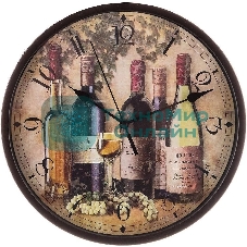 Настенные часы LEFARD 220-364 CHEF KITCHEN d24,5см циферблат d23см