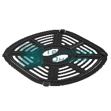 Аэрогриль Sakura SA-7677BK черный, 1200 Вт, 4 л, механическое управление, 9 программ