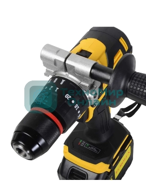 Дрель-шуруповерт Eurolux ДА-21/2Li, 20 В, 3 Ач, 55 Нм, бесщеточный