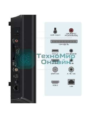 Телевизор Триколор 32” H32H5000SA черный LED HD 60Hz AndroidTV